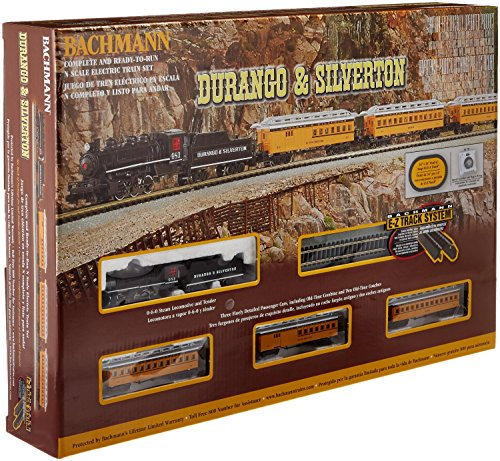 Bachmann Durango & Silverton 24020 Set de Train électrique prêt à l'emploi Échelle N Noir 0,5 l