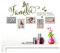 Grandora Wandtattoo Familie - Fotorahmen selbstklebend I olivgrün (BxH) 84 x 49 cm I Aufkleber Sprüche für Wohnzimmer Modern Wandaufkleber W5000