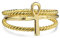 Bling Jewelry Religiöser Stapelbarer Minimalistischer 14K Gold Vergoldet .925 Sterlingsilber Ägyptisches Ankh Kreuz Ring Set 1Mm Enhancer Cable Band