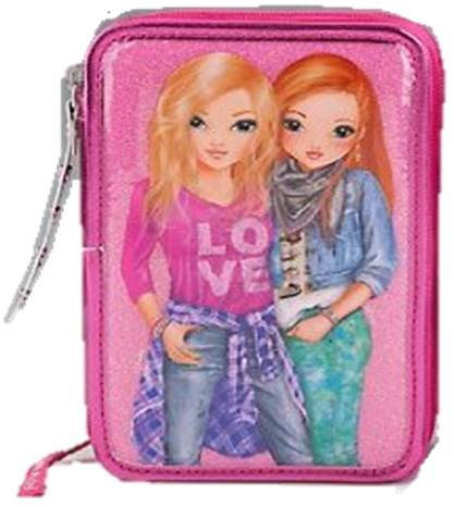 TOPModel 3-fach Federtasche Friends Girly Rosa Nr 8036