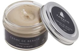 Famaco - Cirage Chaussure - Crème de Beauté - BISCOTTE - Pommadier 50 ml - Ravive les couleurs - Imperméabilise - Brillance longue durée