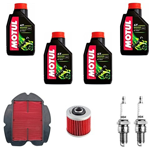 MIM Distribution Kit tagliando Manutenzione Olio filtri e Candele per Yamaha-TDM 900 dal 2002 Fino al 2014