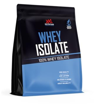 XXL Nutrition - Whey Isolate - Höchste Qualität Molkenprotein-Isolat, nur 0,8% Laktose - Eiweiss Pulver Isolat - Geschmacksneutral - 2500 Gramm
