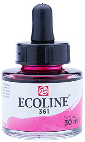 Ecoline Flüssige Aquarellfarbe Flasche 30 ml Hellrosa 361 (11253611)