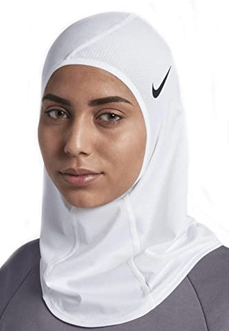 Nike Unisex – Erwachsene Pro Hijab 2.0 Kopftuch, White/Black, M/L