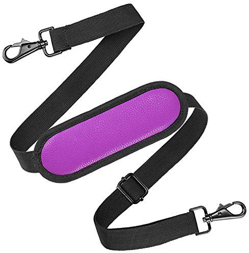 YOUSHARES Schultertasche Tragegurt - Verstellbarer Ersatzgurt mit Metall-Karabinerhaken für Taschen, Gepäck, Seesäcke, Laptop-Taschen (Violett)