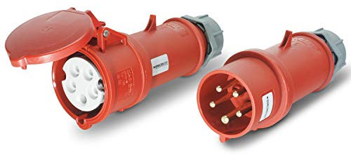 CEE Stecker & Kupplung Set 400V/32A 5p IP44 - Mennekes
