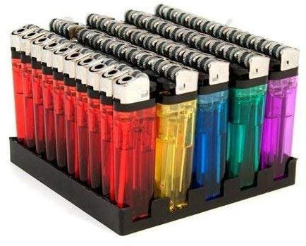 KARAN KING - 50PK DISPOSABLE LIGHTER CHILD SAFE UK SELLER