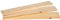 Glattkantbretter - 5 gehobelte schmale Palettenbretter PALetta 120 x 9,5 x 2,0 cm