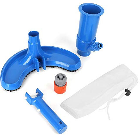 Cepillo de aspiración Limpiador Kit de Mantenimiento Juego de Herramientas de Limpieza para Piscinas