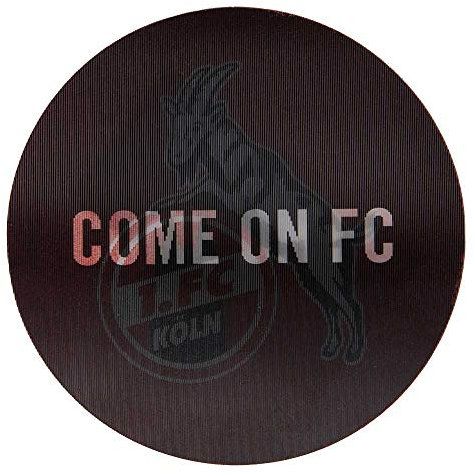 1. FC Köln Aufkleber Lentikular - Come on FC - Sticker mit Wechselbild - Plus Lesezeichen I love Köln