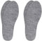 Knixmax 2 Paar Filz Einlegesohlen Winter Warme Filzsohlen - Wollfilz Schuhesohlen Einlagen für Winterschuhe Schneestiefel Outdoorschuhe Gr.31EU