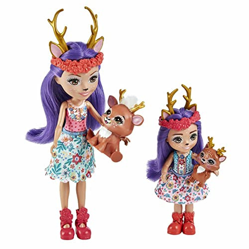 Mattel ENCHANTIMALS MUñECA mit Ihrer Schwester Sortiment HCF79 Zubehör, Mehrfarbig (446HCF79)