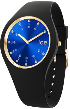 Ice-Watch - ICE cosmos Blue infinity - Blaue Damenuhr mit Silikonarmband - 021046 (Medium)