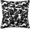 Focfgve Quadratischer dekorativer Kissenbezug für Bett, Sofa, Couch, Kissenbezug mit Reißverschluss, für Heimdekoration, 45,7 x 45,7 cm