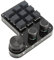 Gaming Tastatur mit 9 Tasten, Programmierbare Einhand Tastaturen mit RGB Hintergrundbeleuchtung und 3 Knöpfen, Nur für Fenster Kompatibel, Einfach zu Bedienen