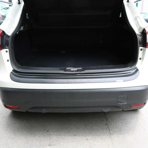 Ladekantenschutz kompatibel mit Nissan Qashqai 2014-2017 Matt Schwarz ABS 1x