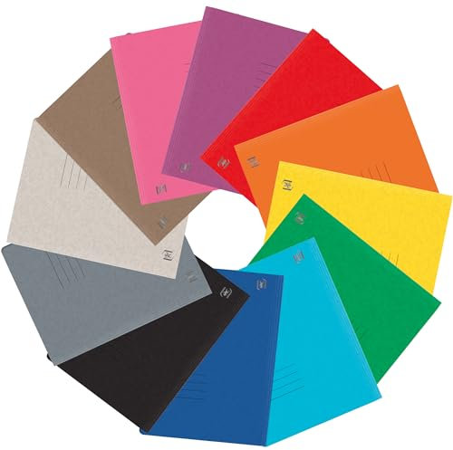 Oxford Schnellhefter TOP FILE+, A4, 390 g/m² Karton, 1 Stück sortiert