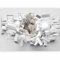 murando PREMIUM Papier peint intissé Ange 450x315 cm Non-tissé Décoration trompe l oeil moderne Design murale salon chambre bureau nature Brique Texture brillance l'ange h-C-0008-a-a
