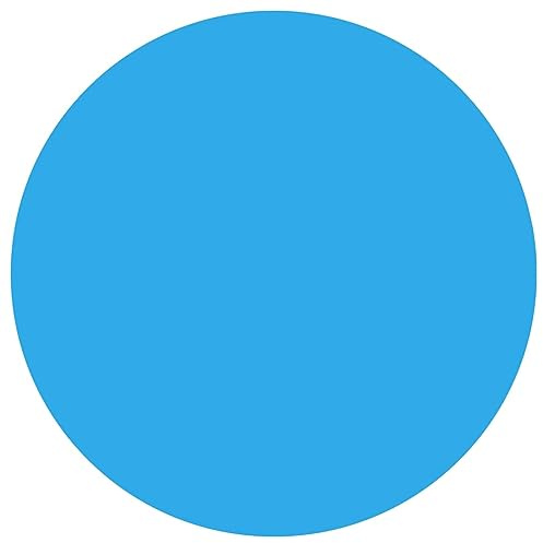 Kavolet Pool-Solarplane Rund Poolabdeckung PE Treibende Pool-Solarfolie Pool Folie Solarmatten für Pools Poolheizung 210 cm Blau