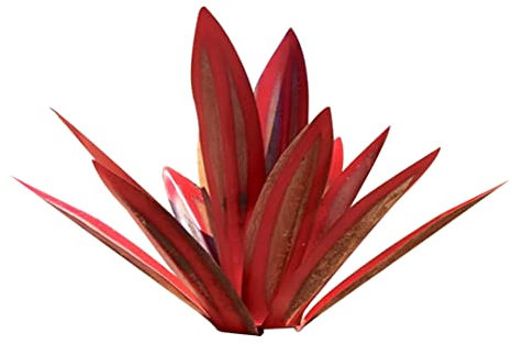 Plantes d'agave en métal décor extérieur 13,78 poucesDécor extérieur Tequila Sculpture rustique Agave en métal Art de cour Sculpture d'agave Statue de jardin Décoration de cour Ornement Sculpture d'ag