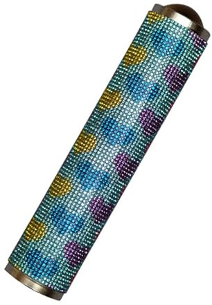 ZEALMAX Mehrfarbiges Glas Zinn Kaleidoskop, handgemachte tatsächliche Landschaft Kaleidoskop Klassisches nostalgisches Spielzeug