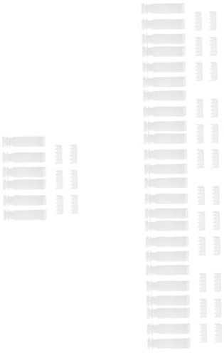 Alipis 30 Sets Vorhangrolle Vertikaljalousien Reparaturset Jalousien Vorbau Und Getriebe Vertikaljalousien Reparaturträger Reparatur Jalousienträger Vorbau