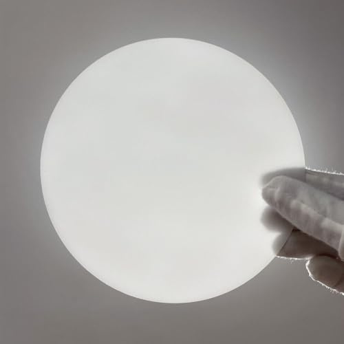 Lentille de diffuseur LED en plastique, 2 pièces, filtre d'abat-jour blanc laiteux, couvercle de lampe 35 42 45 50 54 59 65 69 75 92 100 110 120 MM(45mm)