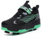 HUSKSWARE Kinder Sportschuhe, 4-Rad Skate-Schuhe, mit Fußbremse, vordere Räder und Fußbremse abnehmbar, geeignet für Jungen und Mädchen, Schwarz 36 EU.