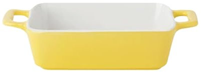tuwiwol Durable Bread Pan Heat-Resistant and Versatile Bread Loaf Pan Ceramics Bread Pans for Baking Bread Baking Pan Loaf Pans, Yellow