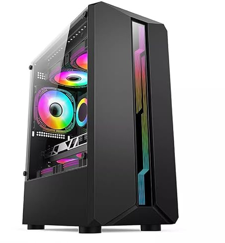 XYRAMAX Budget Gaming PC Tower for Gamers - i7 3 Gen, 16GB Ram, 256GB SSD, 1TB HDD, 1030 2GB Graphics - Prebuilt Gaming Desktop Tower With Cooling Fans for Stream, Edit & Multitask