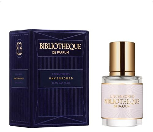 Bibliotheque de Parfum Uncensored Eau de Parfum für Männer, 16 mL | holzig-chyprischer Duft, langanhaltendes Herrenparfüm mit Noten von Muskatnuss, Rum, Ambra und Zeder