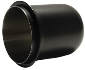 Enwye 58mm Dosing Cup - Espresso Coffee Dosing Cup Compatible with Non Tick Coating Black 304 Stainless Steel Espresso Machine Accessories