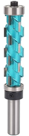 Cocoarm Professional Carbid -Doppellager -flush Trim Router Bit for Woodworking, 65 Mm Cutting Length, Ideal for Enthusiasts