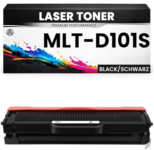Toner 101S für Samsung Schwarz MLT-D101S wie Original Premium Alternative ML-2160/2161/2166W/2167/2168/2165 SCX-3400FW/3401/3401FH/3406HW SF-761/760P