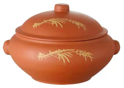 Ceramic Yunnan Steamer Pot,Traditional Chines Saucepan Clay Casserole Food Cooking Pot for Steam Chicken Soup, Vegetables, Corn, Fish and Stew(2700ml)
