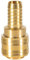 Güde 41013 Schnellkupplung mit Tülle 13 mm (Einhand-Schnellkupplung aus massivem Messing, EU Standardanschluss)