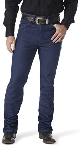 Wrangler Jeans de Corte Vaquero para Hombre, Corte Ajustado, Estilo Tradicional, Azul Marino, 32W x 33L