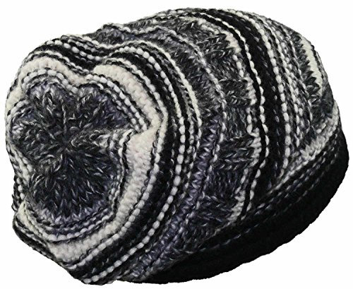 Akaz Lange Beanie, Kopfgröße:Einheitsgröße, Farben:schwarz meliert