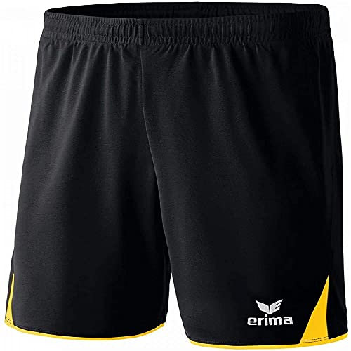 Erima Kinder Classic 5-C Short mit Innenslip (615507), schwarz/gelb, 128