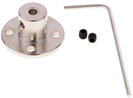 Flangia di accoppiamento, 5 set rigido flangia accoppiamento motore guida albero accoppiatore motore connettore per parti fai da te, 12mm