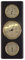 SELVA Wetterinstrument, Wetterstation – mechanisch, analog – Nussbaum – für außen – mit Thermometer, Barometer und Hygrometer (Maße: 270 x 110 mm)