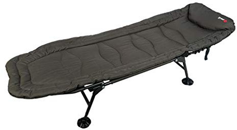 Lit de pêche Portable Chaise Pliant Camping Guest Bed |Fauteuil de lit à 4 Pieds avec Repose-Dos et Jambes réglables, chaises Noires à gravité Nulle Robustes pouvant Charger jusqu'à 120 kg
