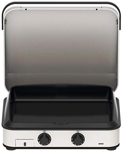 Eno 4800w gas plancha emaillierte gusseisenplatte 56x40cm 57023201070c