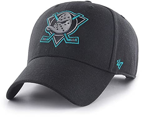 '47 Brand MVP Adjustable Cap Anaheim Ducks H-MVPSP25WBP-BKF Schwarz, Size:OneSize