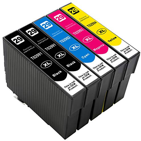 ESMONLINE 5 er Set Multipack kompatible Druckerpatronen als Ersatz für Epson 29 XL (T0299X) passend für Expression Home XP-455 XP-452 XP-442 XP-435 XP-255 XP-257 XP-332 XP-335 XP-342
