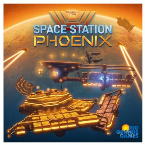 Rio Grande Games Space Station Phoenix - RIO Grande Games - Strategy Board Game, Ages 14+, 2-4 Players, 90-120 Min