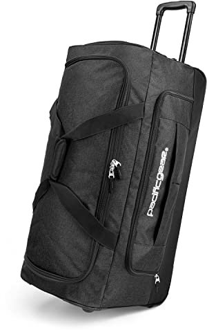 Pacific Gear Trolley da 76,2 cm, borsa da hockey, resistente, nero, 30-Inch