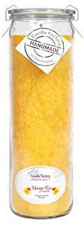 Candle Factory Big Jumbo Duftkerze aus pflanzlichem Stearin im hitzebeständigen Glas der Marke Weck®, ca. 100h Brennzeit, Duft: Mango Kiss