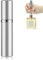 Atomizador Perfume Recargable, 5ML Perfume Atomizador, Spray de Perfume Portátil, Mini Botella de Perfume, Perfumador Dispensador de Viaje, Botella Vacío Pulverizador Viaje (Plata)